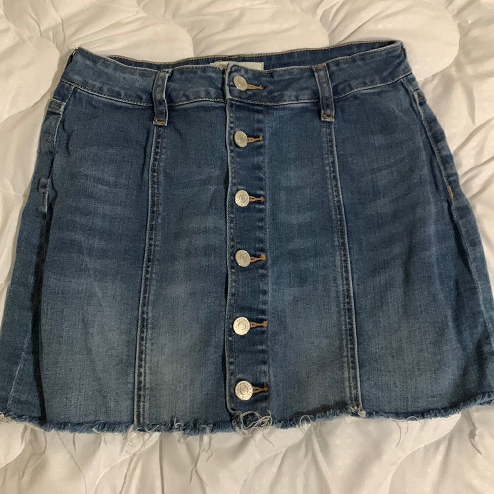 Pacsun size 26 used Mini Button down Skirt